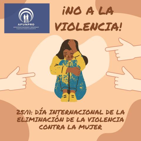 No a violencia contra la mujer