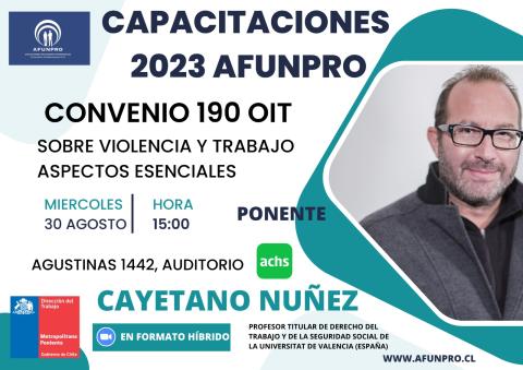 gráfica capacitación CN 190 OIT