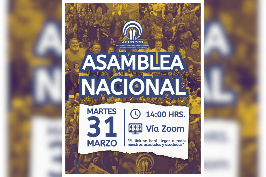 🔵 CONVOCATORIA: Asamblea Nacional | 31 de marzo