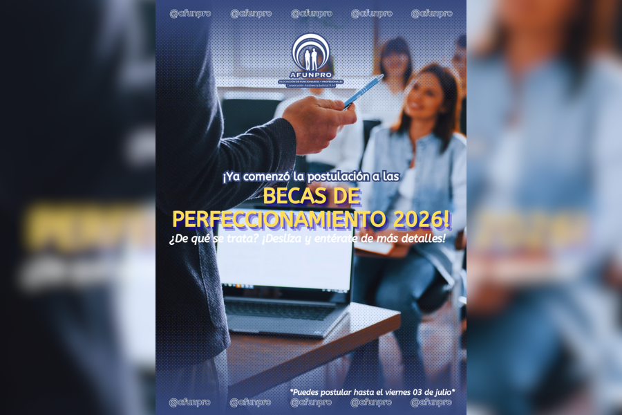 POSTULA a las BECAS DE PERFECCIONAMIENTO 2026 (Descarga el archivo aquí)